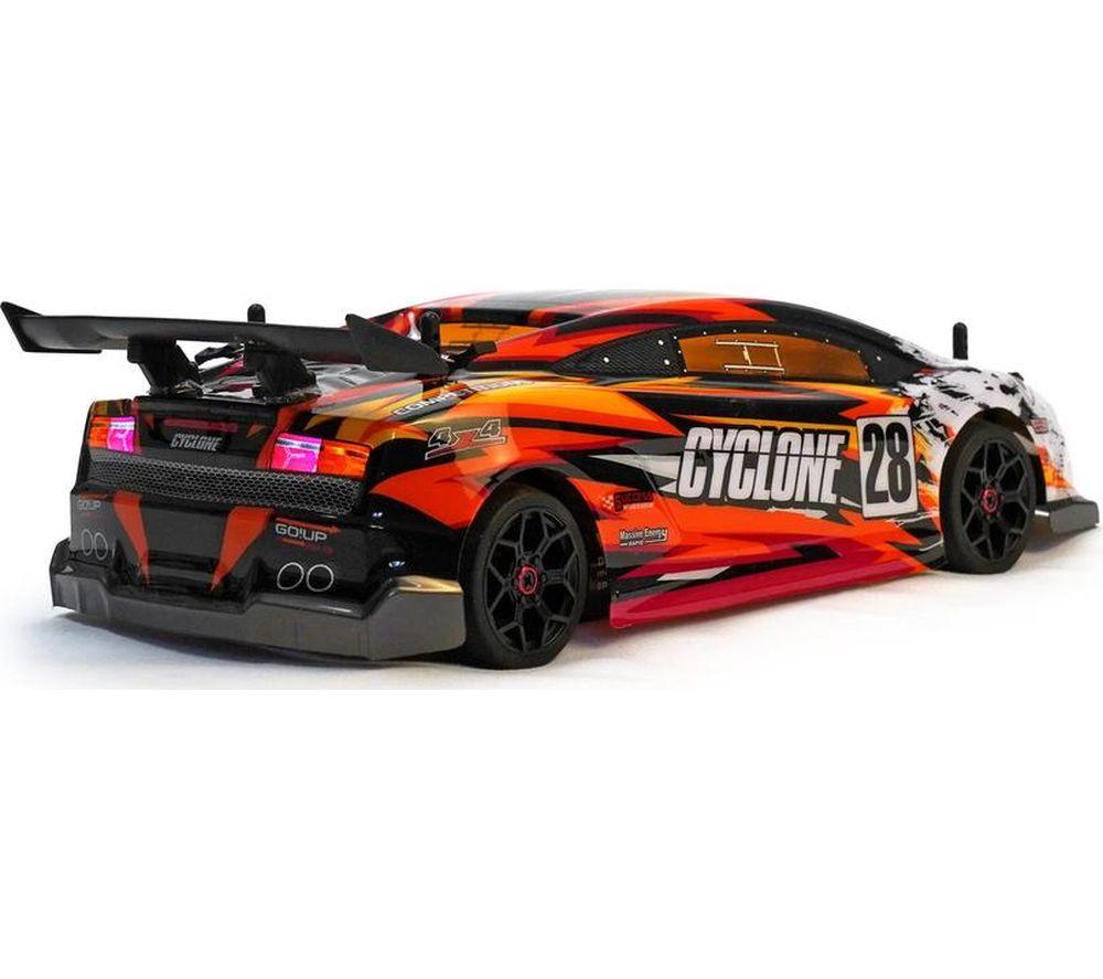 RCG Racing Cyclone Lambo Drift Remote Control Car - Orange & White image number 7 of 12