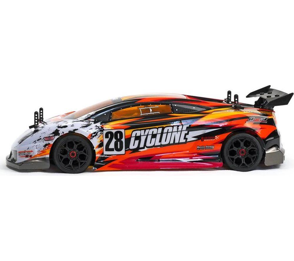 RCG Racing Cyclone Lambo Drift Remote Control Car - Orange & White image number 12 of 12