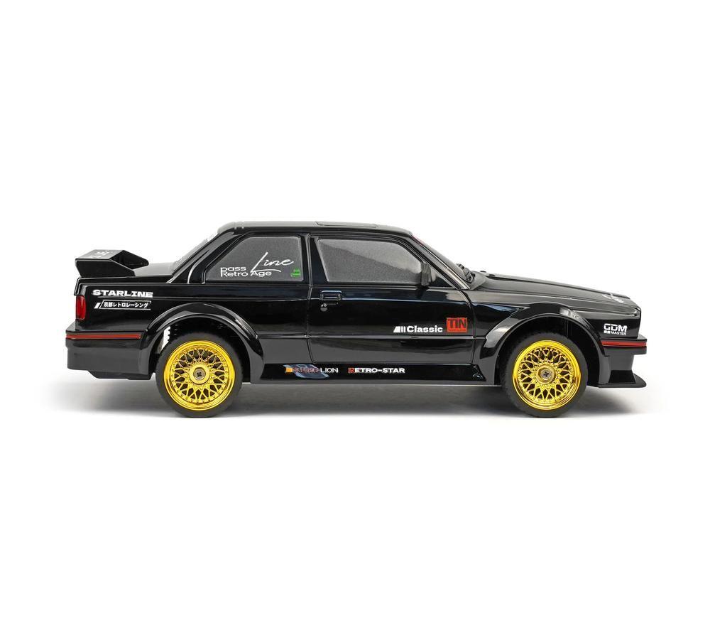 RCG Racing Retro Pro Evo30 Mini Drift Remote Control Car - Black image number 10 of 16