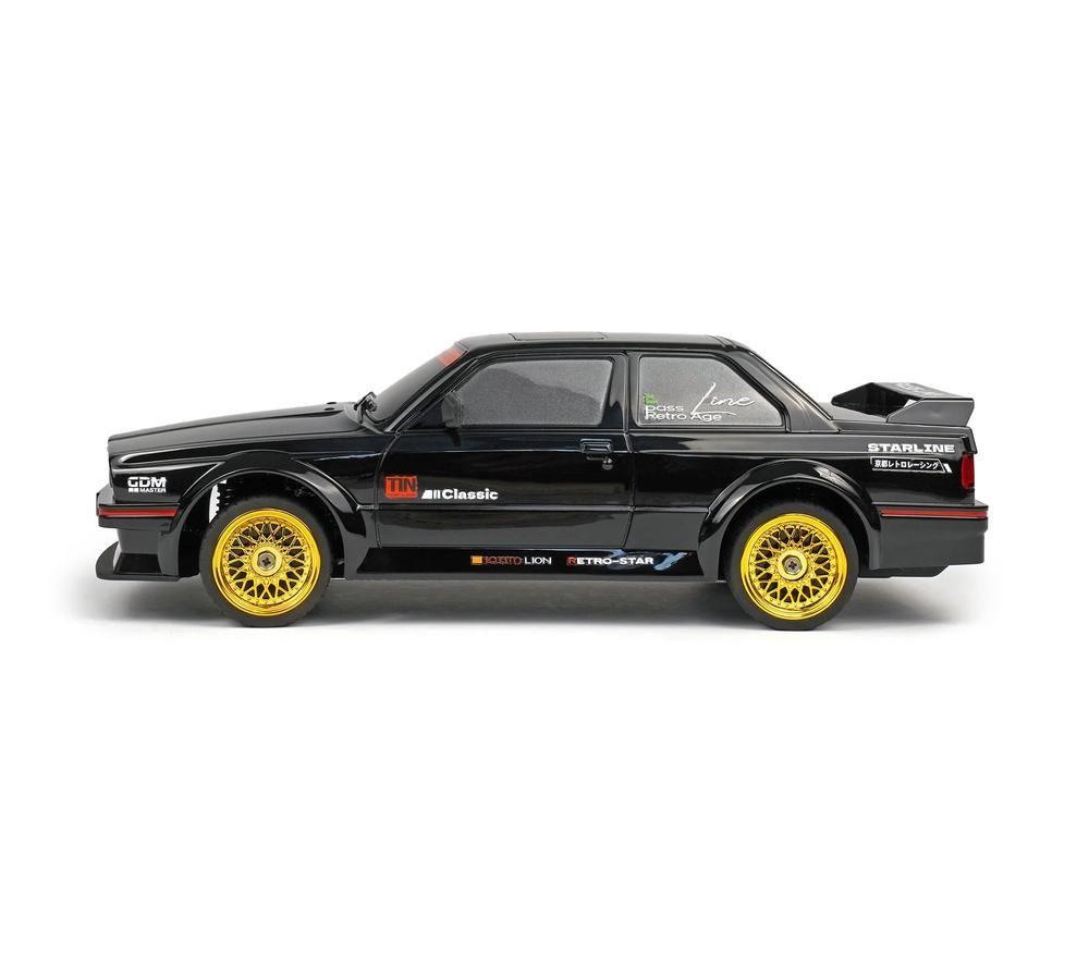 RCG Racing Retro Pro Evo30 Mini Drift Remote Control Car - Black image number 11 of 16
