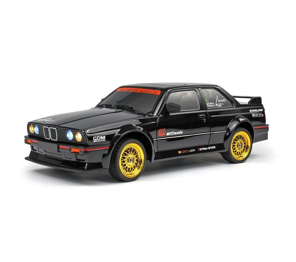 RCG Racing Retro Pro Evo30 Mini Drift Remote Control Car - Black image number 14 of 16