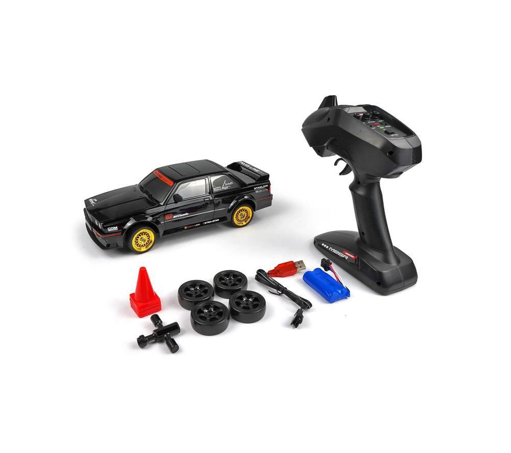 RCG Racing Retro Pro Evo30 Mini Drift Remote Control Car - Black image number 16 of 16