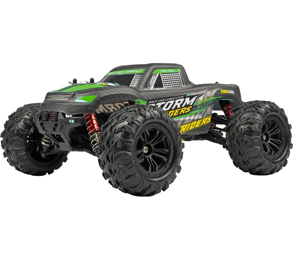RCG Racing Storm Rider Buggy Remote Control Car - Black & Green, Green,Black