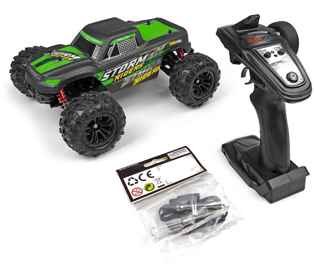 RCG Racing Storm Rider Buggy Remote Control Car - Black & Green image number 10 of 12