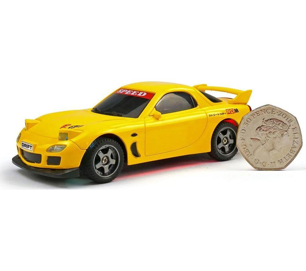 RCG Racing Micro DC 'Legends' JDM R7 Drift Car - Yellow image number 3 of 12