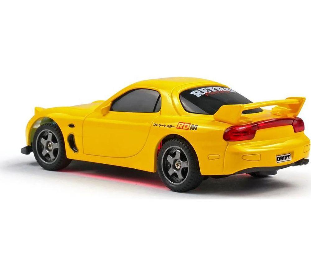 RCG Racing Micro DC 'Legends' JDM R7 Drift Car - Yellow image number 8 of 12