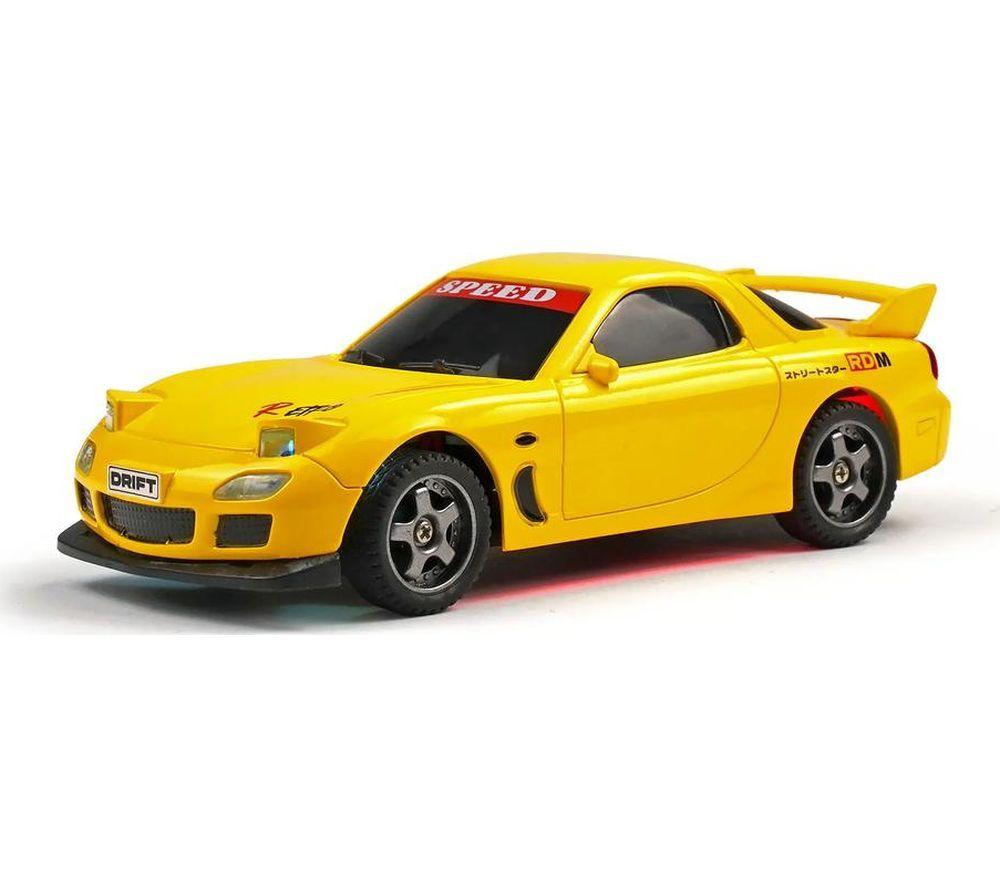 RCG Racing Micro DC 'Legends' JDM R7 Drift Car - Yellow image number 11 of 12