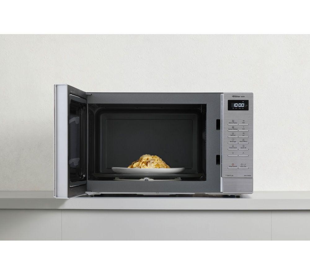 PANASONIC NN-ST68QBBPQ Compact Solo Microwave - Silver image number 4 of 8
