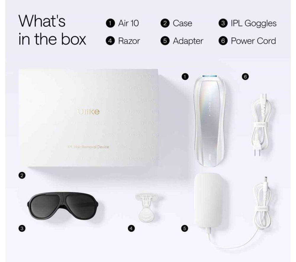 ULIKE Air 10 IPL Hair Removal System - White image number 2 of 6