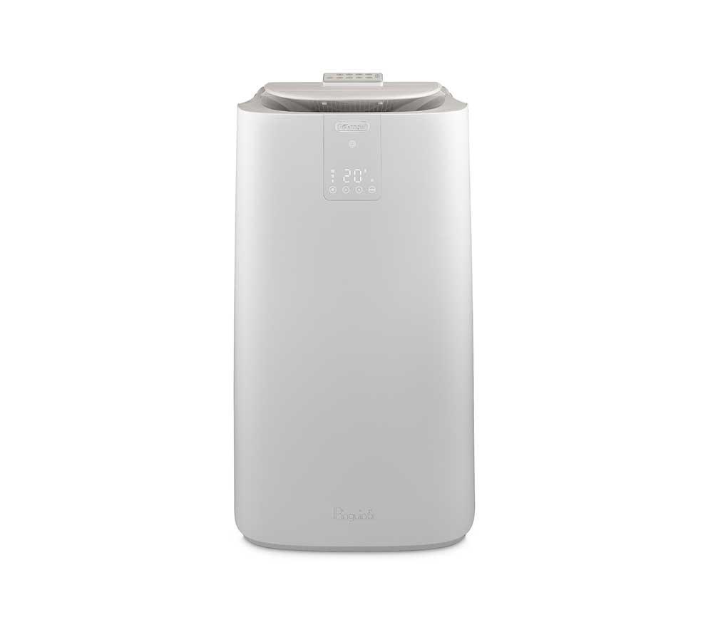 DELONGHI Pinguino AP98 GentleJet 11500 BTU Portable Air Conditioner, Fan & Dehumidifier - White