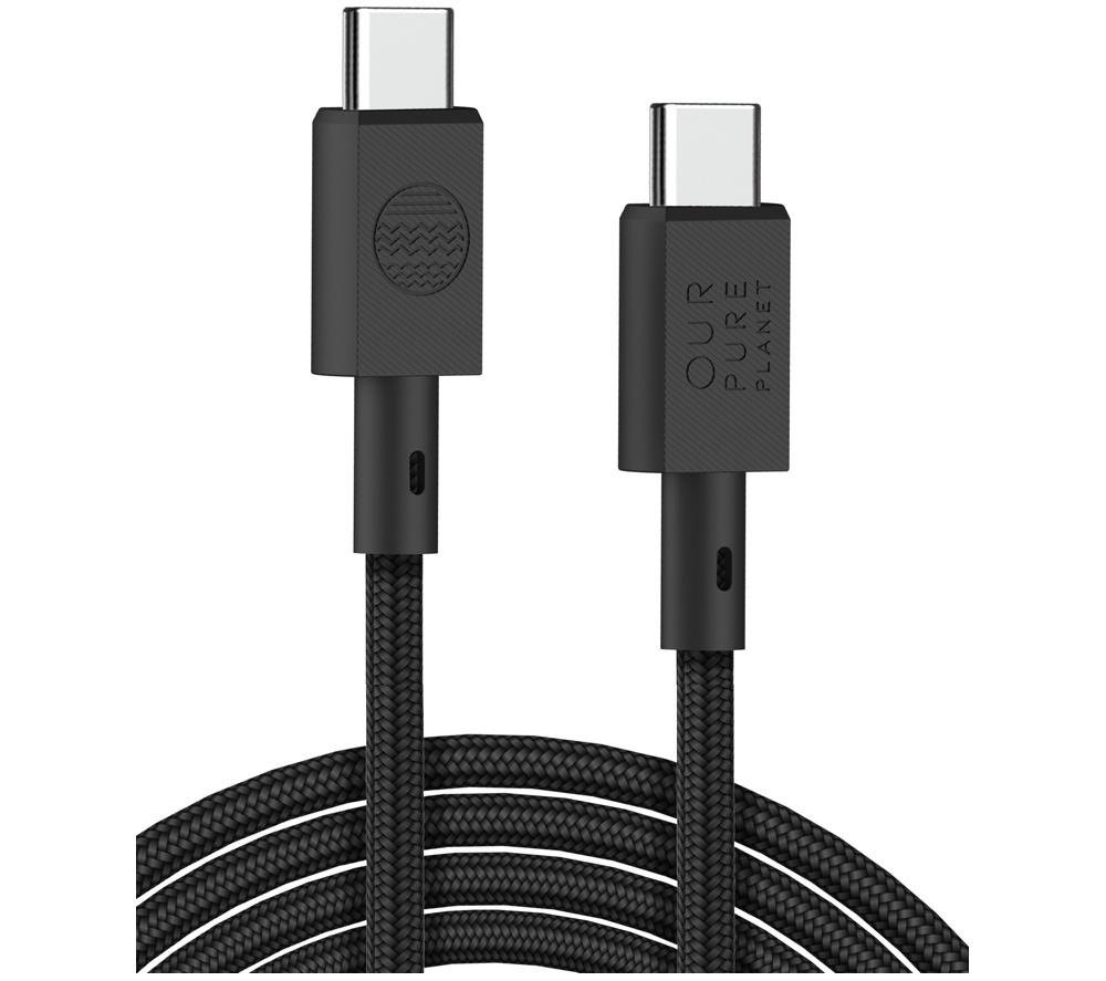 OUR PURE PLANET USB-C to USB-C 100 W cable, 1m image number 2 of 7