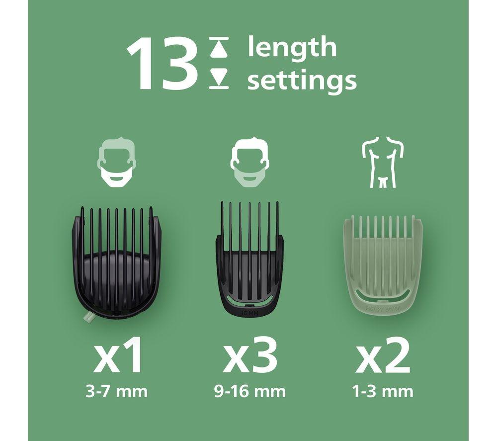 PHILIPS Series 5000 11-in-1 MG5941/15 Wet & Dry Multi Grooming Trimmer - Black & Silver image number 5 of 6
