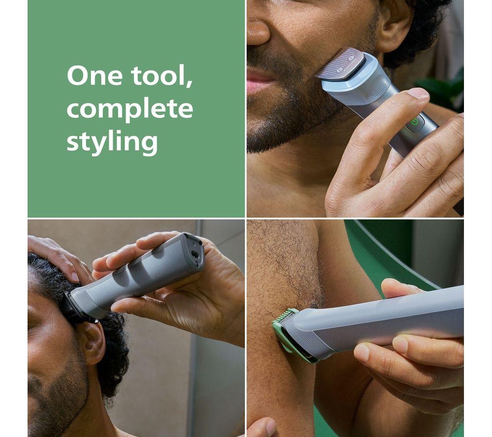 PHILIPS Series 5000 11-in-1 MG5941/15 Wet & Dry Multi Grooming Trimmer - Black & Silver image number 6 of 6
