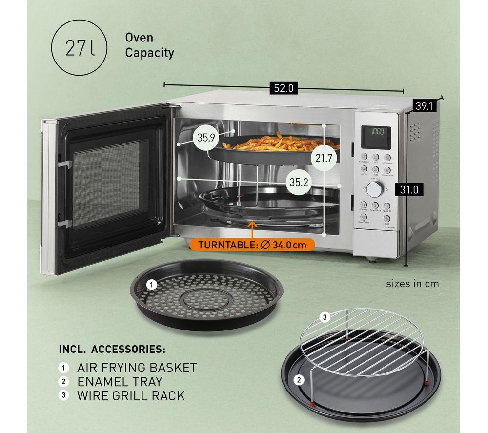 PANASONIC 4-in-1 Air Fry NN-CD58RSBPQ Combination Microwave - Stainless Steel image number 4 of 7