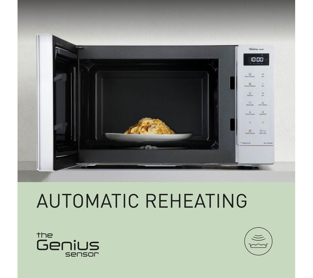 PANASONIC NN-ST64QWBPQ Solo Microwave - White image number 9 of 10