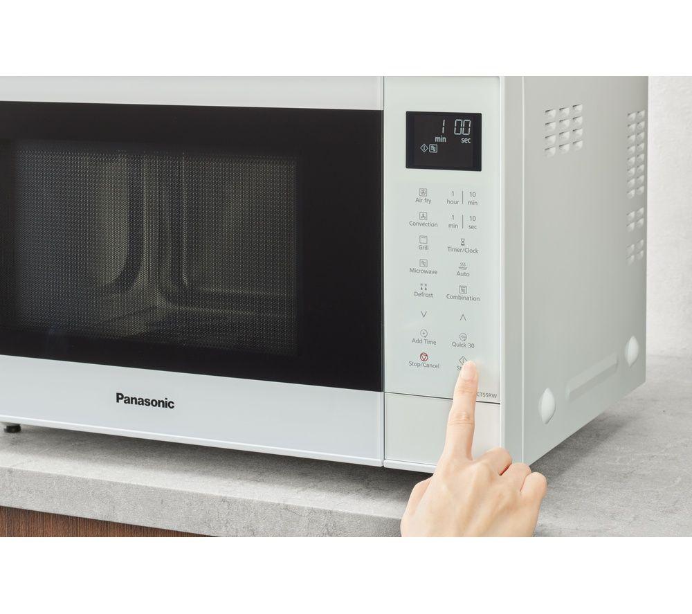 PANASONIC 4-in-1 Air Fryer NN-CT55RWBPQ Combination Microwave - White image number 3 of 8