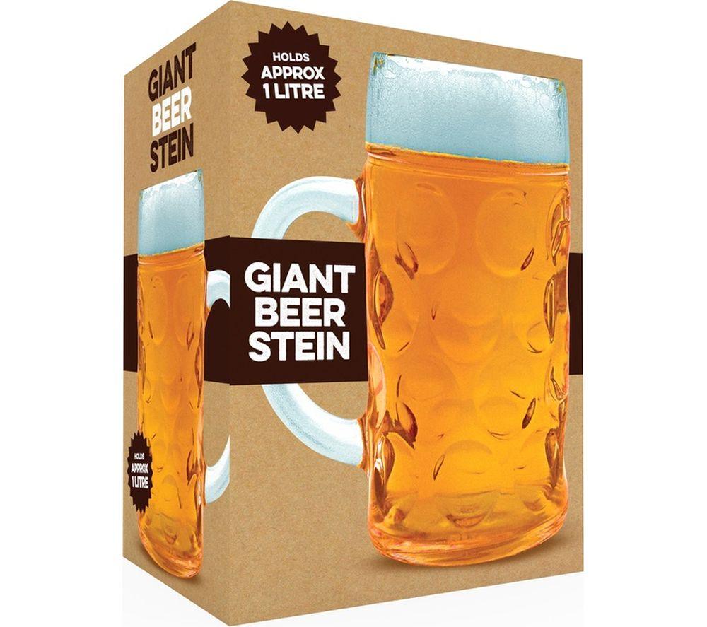 RED5 Giant Beer Stein Glass - 1 Litre image number 5 of 5