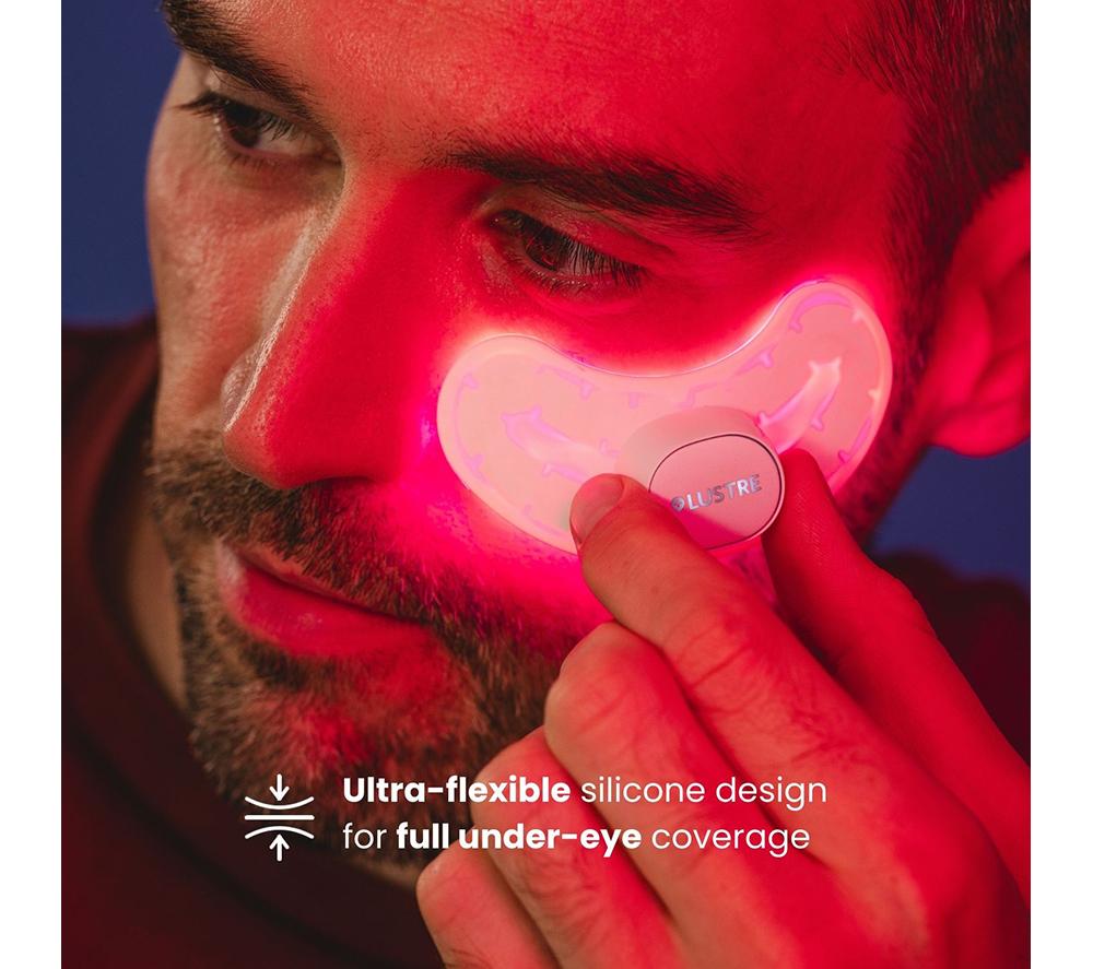 LUSTRE GoGlow LED Under Eye Patches - White image number 7 of 9