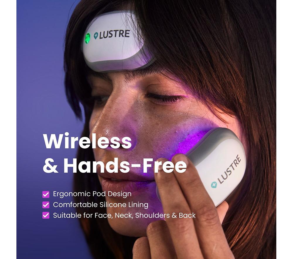 LUSTRE Solo LED Acne Pod - White & Grey image number 6 of 8