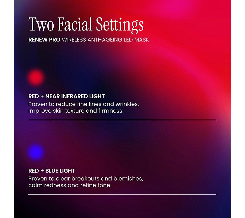 LUSTRE Renew Pro LED Face Mask - White image number 4 of 10