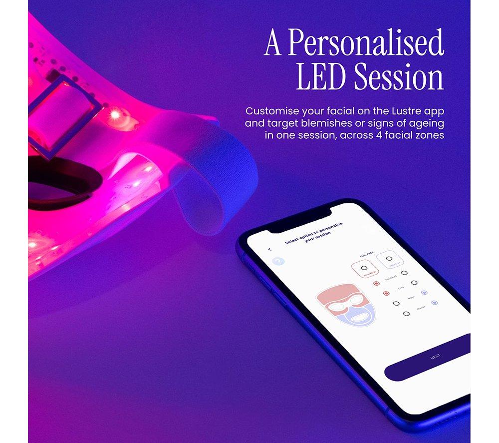 LUSTRE Renew Pro LED Face Mask - White image number 6 of 10