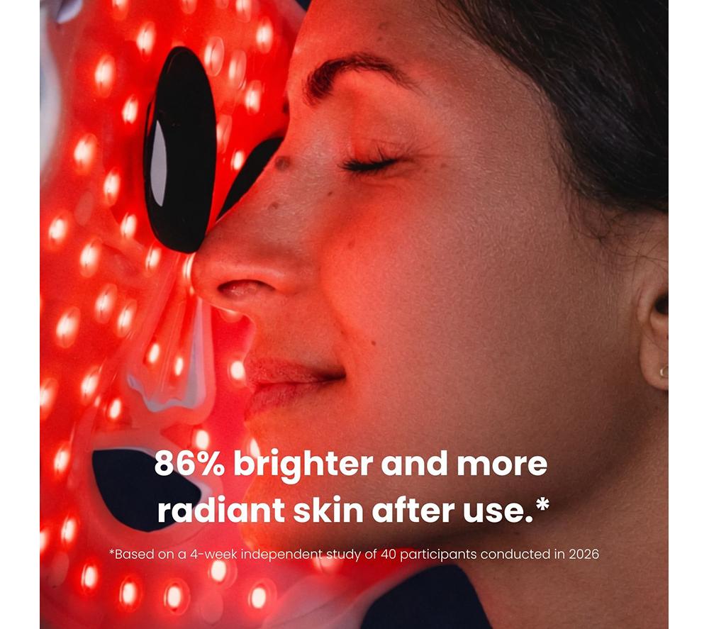 LUSTRE Revive LED Face Mask - White image number 3 of 8