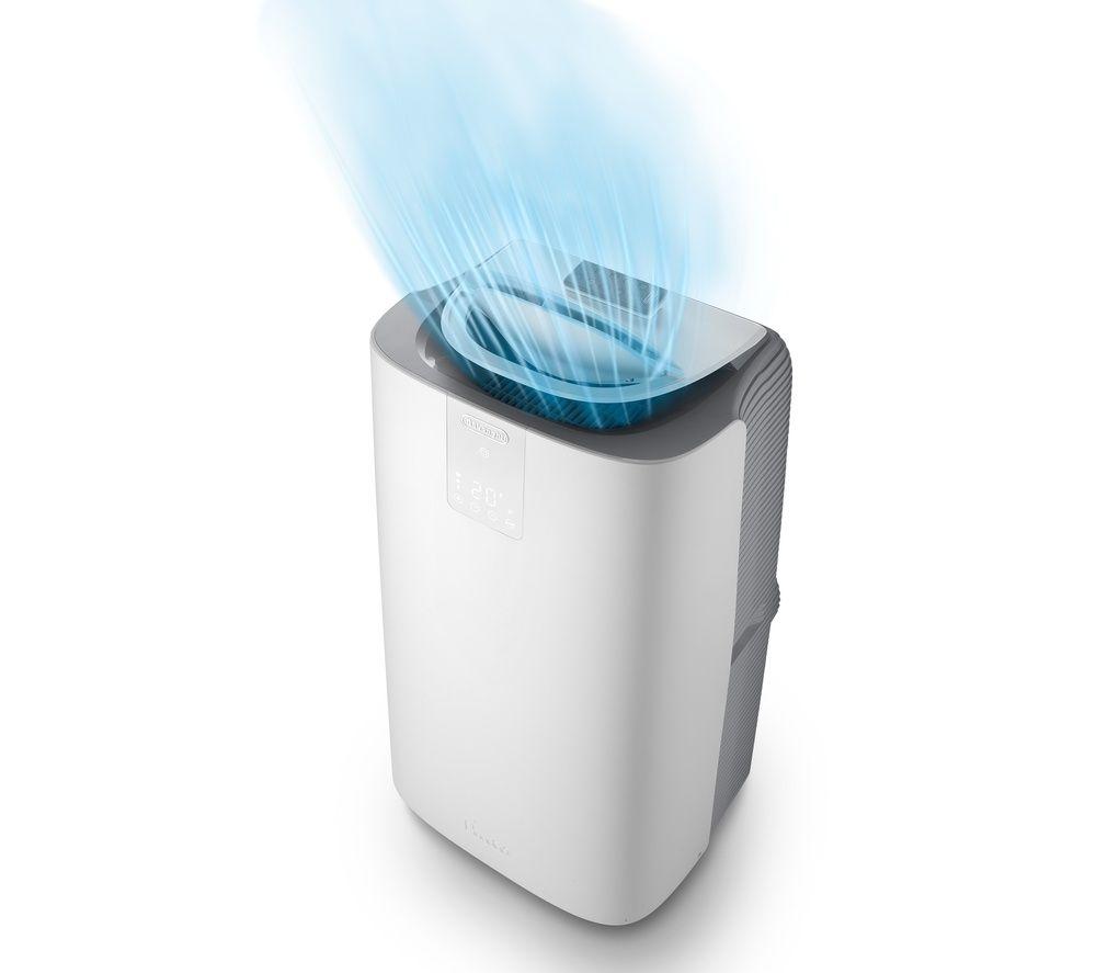 DELONGHI Pinguino AP130i GentleJet 13000 BTU Portable Air Conditioner, Fan & Dehumidifier - White image number 3 of 3