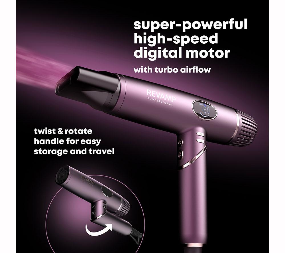 REVAMP The Blow Out Edit Hairdryer Gift Set - Purple image number 3 of 8