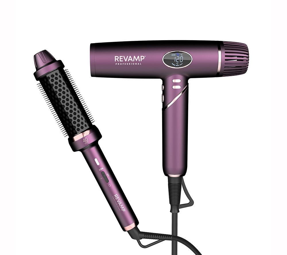 REVAMP The Blow Out Edit Hairdryer Gift Set - Purple image number 8 of 8
