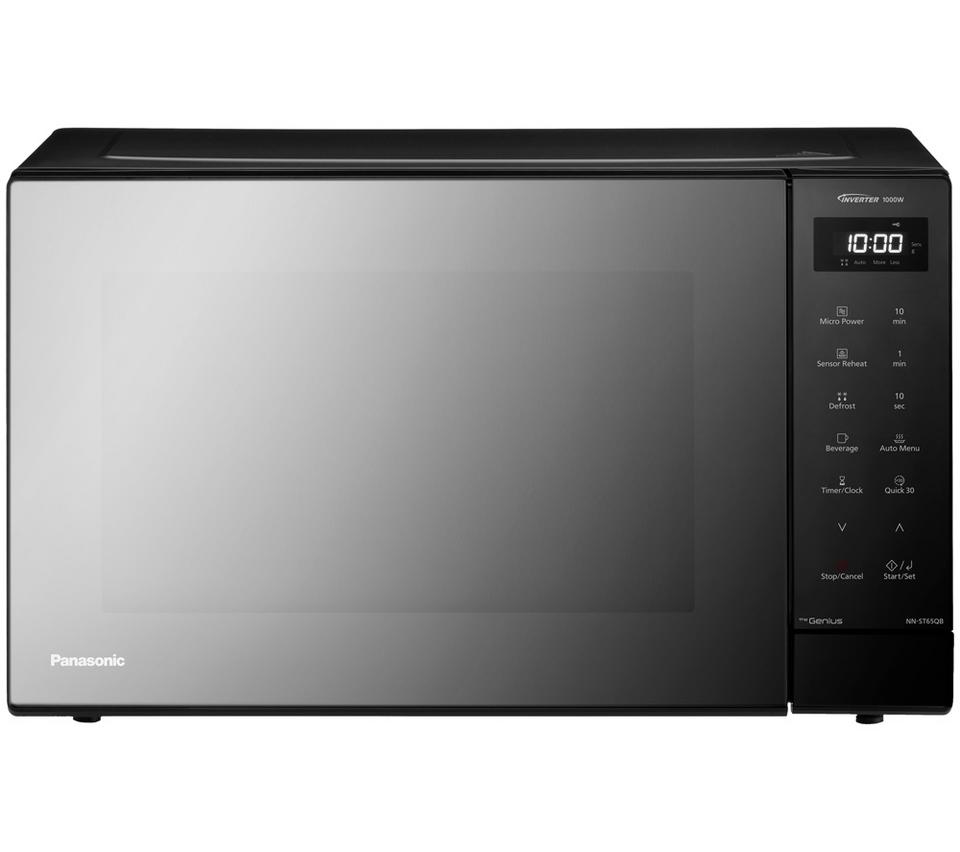 PANASONIC NN-ST65QBBPQ Compact Solo Microwave - Black