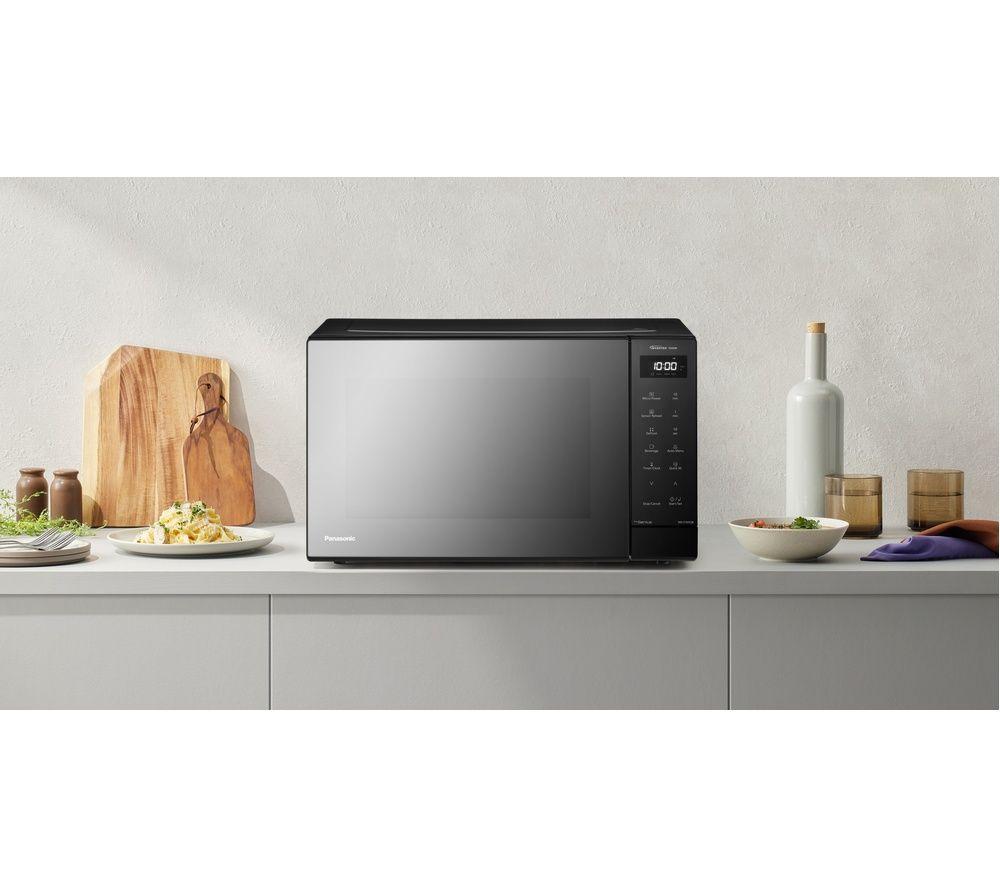 PANASONIC NN-ST65QBBPQ Compact Solo Microwave - Black image number 2 of 10