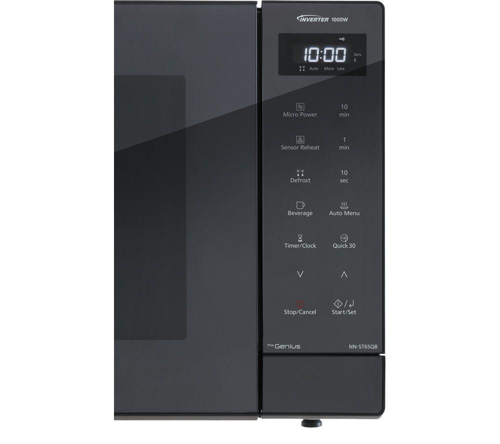 PANASONIC NN-ST65QBBPQ Compact Solo Microwave - Black image number 3 of 10