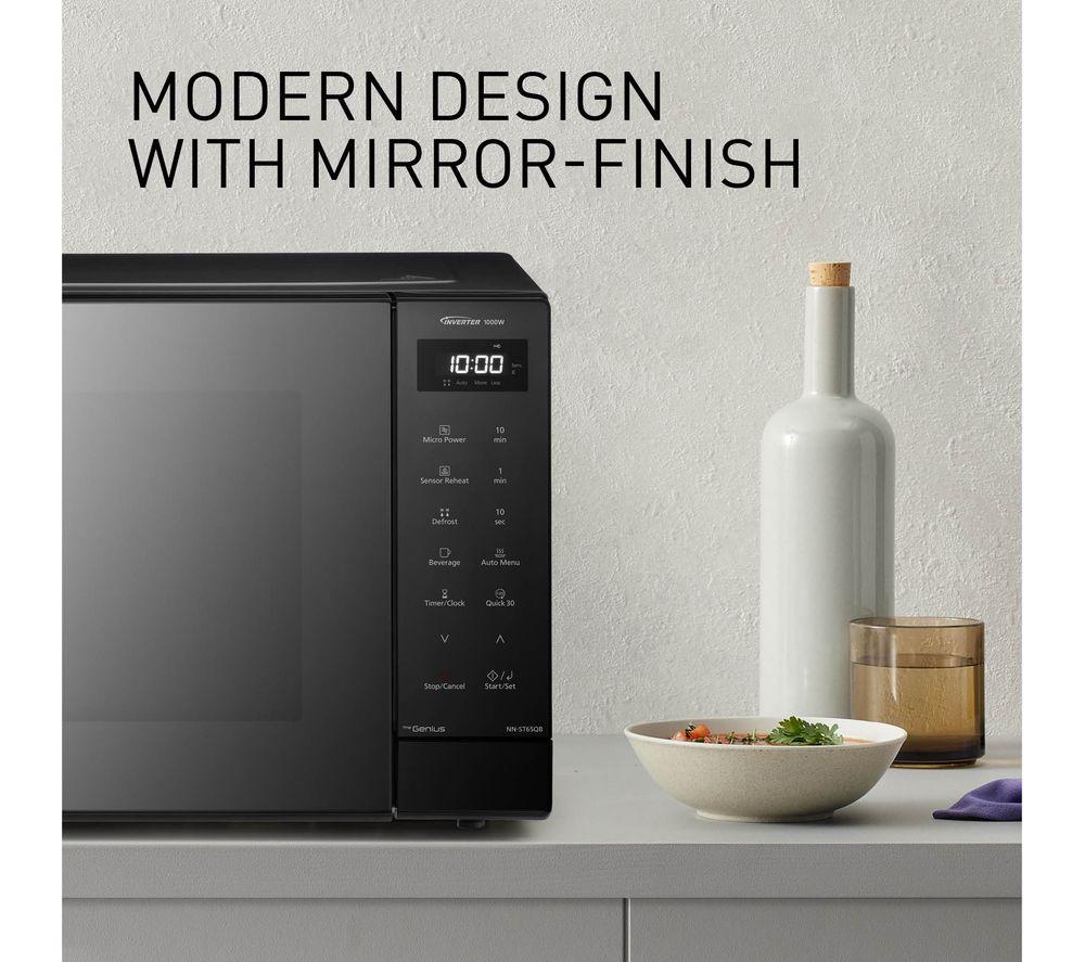 PANASONIC NN-ST65QBBPQ Compact Solo Microwave - Black image number 9 of 10