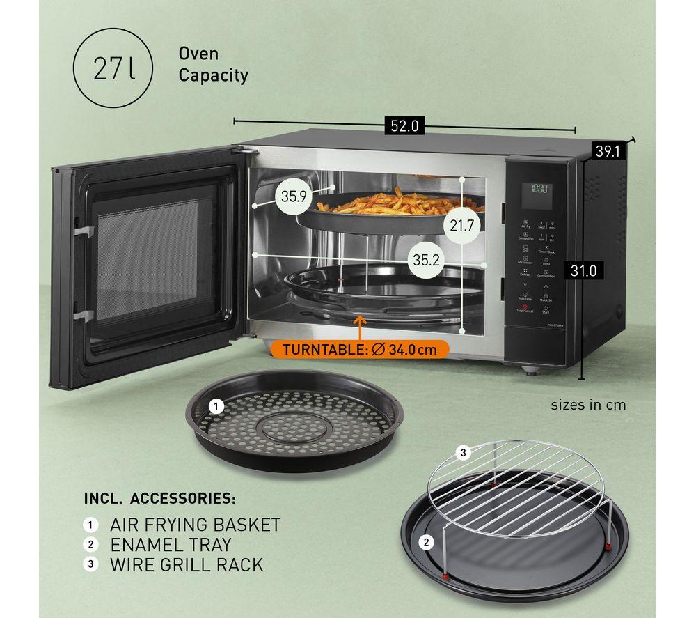 PANASONIC 4-in-1 Air Fryer NN-CT56RBBPQ Combination Microwave - Black image number 6 of 9