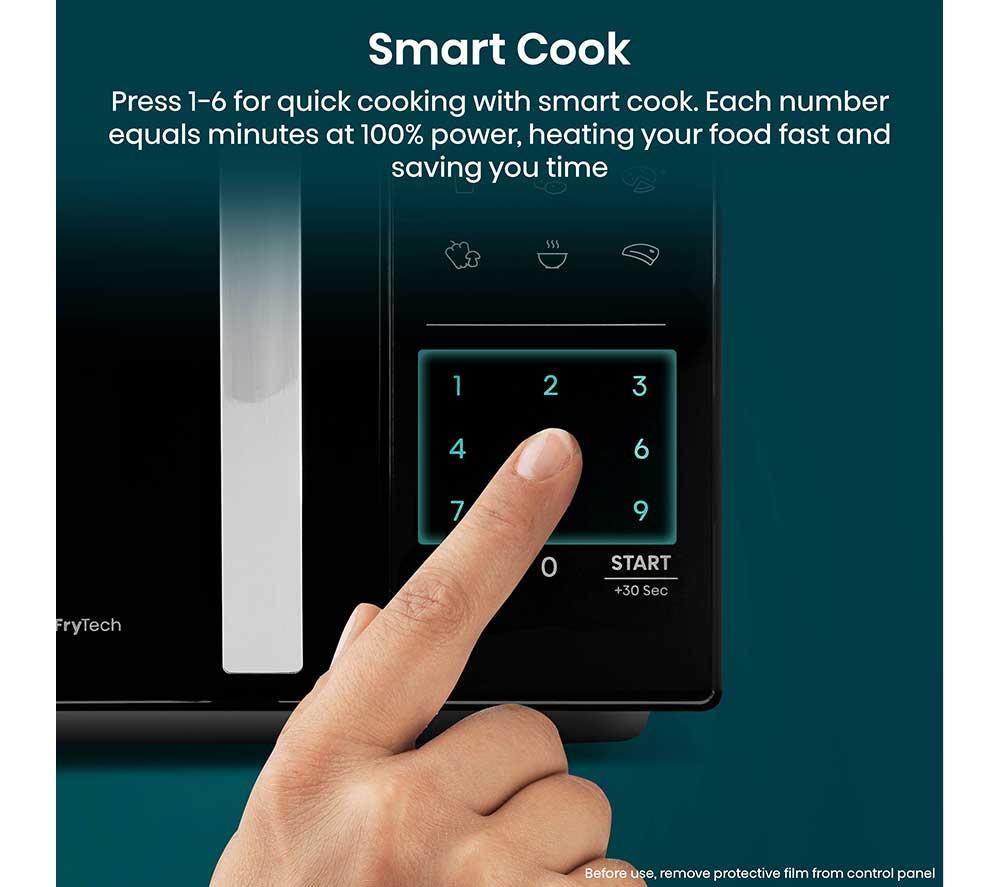 HISENSE H23MOBS5HCUK 4-in-1 Compact Air Fryer Microwave with Grill - Black image number 14 of 22