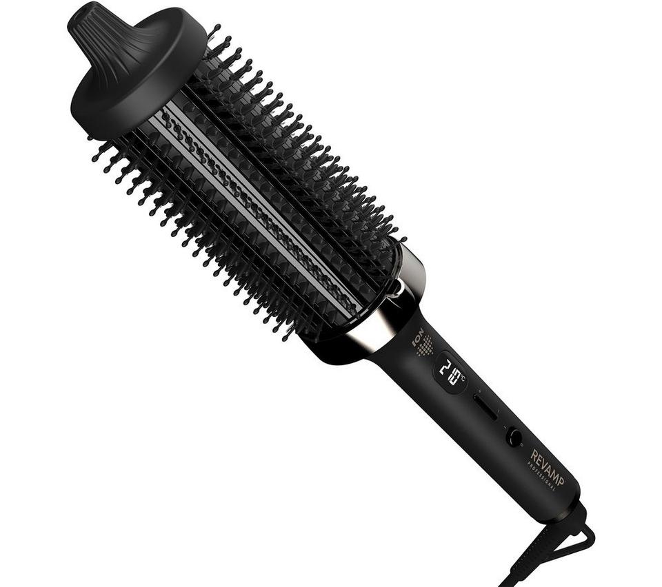 REVAMP Enigma Revelation ShinePro Ceramic Hot Brush - Black
