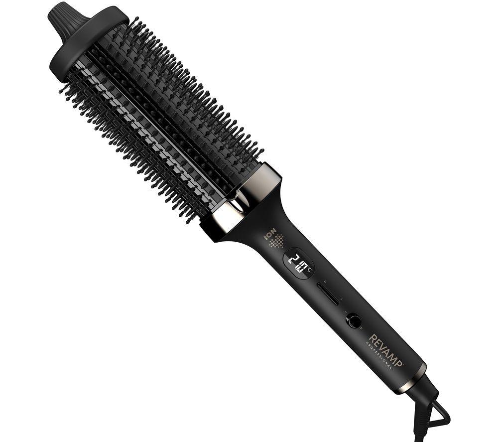 REVAMP Enigma Revelation ShinePro Ceramic Hot Brush - Black image number 2 of 5