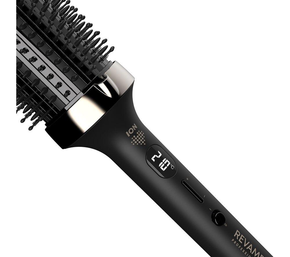 REVAMP Enigma Revelation ShinePro Ceramic Hot Brush - Black image number 4 of 5