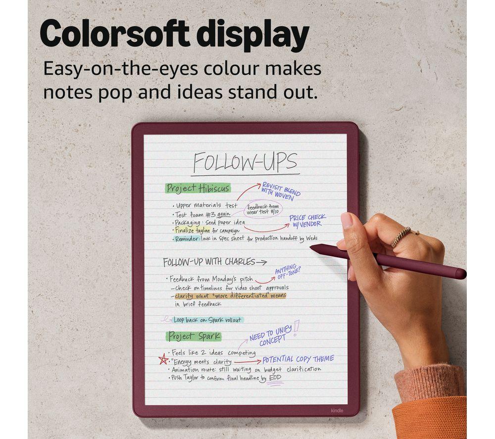AMAZON Kindle Scribe Colorsoft (2026) 11.01" eReader - Premium Pen, 32 GB, Graphite image number 5 of 6