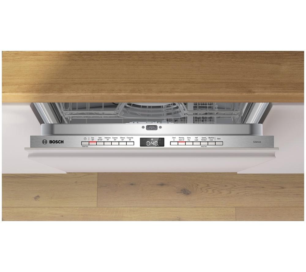 BOSCH Series 4 SMH4HTX11G Full-size Fully Integrated WiFi-enabled Dishwasher image number 4 of 16