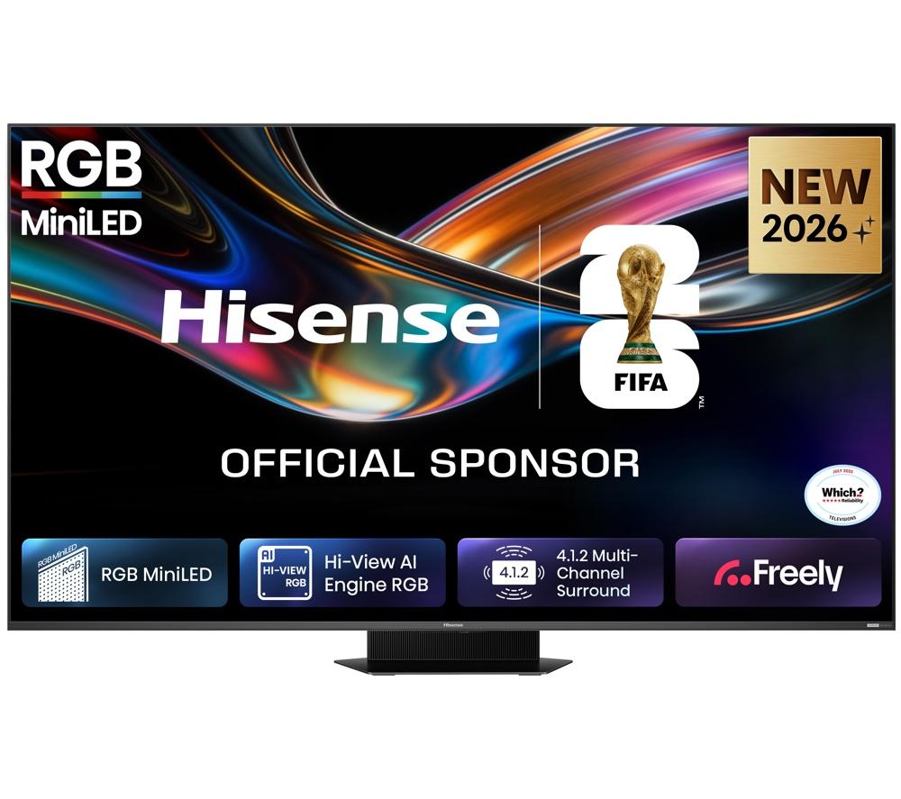 75inch Hisense 75UR9STUK  Smart 4K Ultra HD HDR RGB Mini LED TV