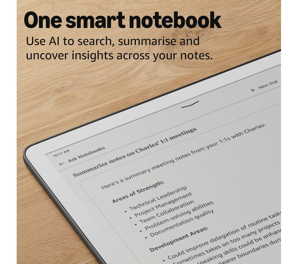 AMAZON Kindle Scribe (2026) 11" eReader - Premium Pen, 64 GB, Graphite image number 6 of 6