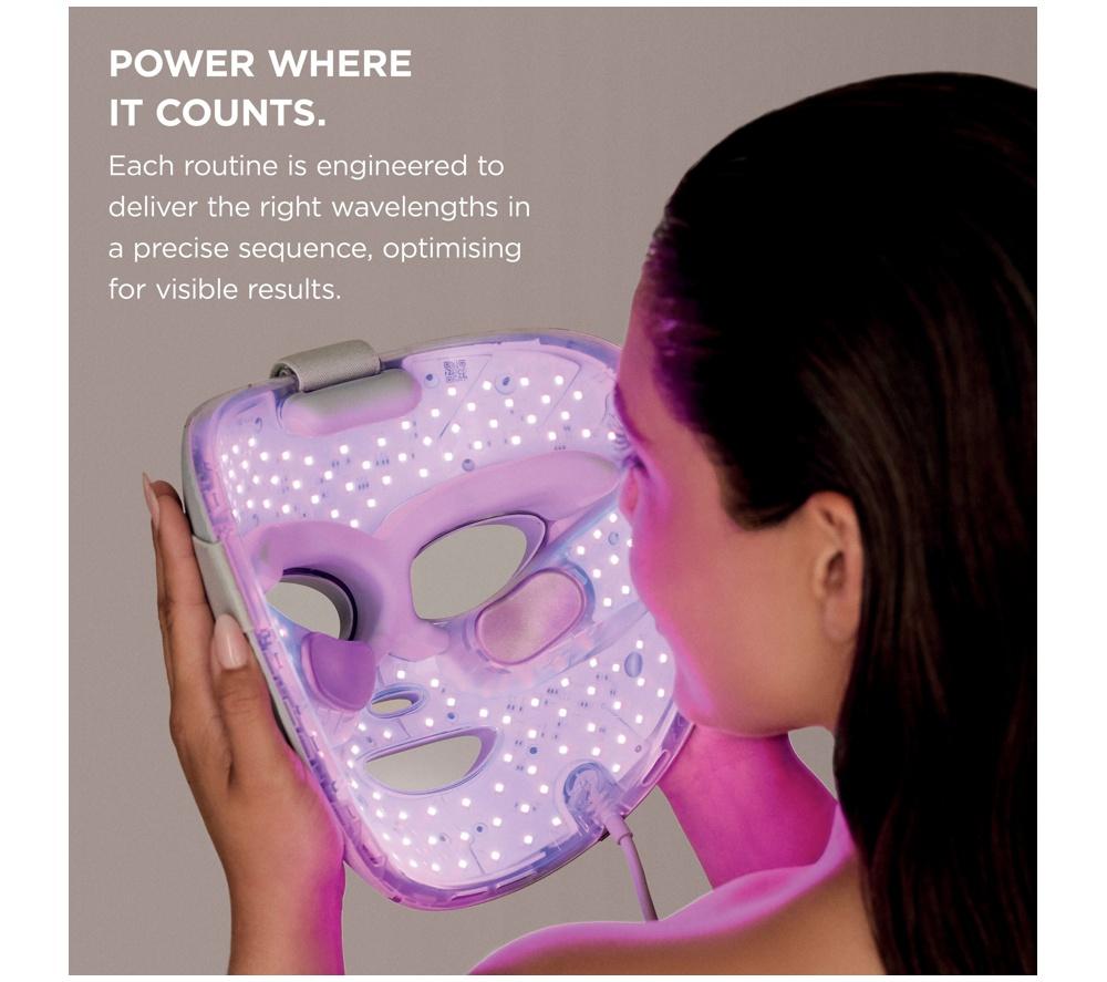 SHARK FW312UKPK CryoGlow Under-Eye Cooling LED Anti-Ageing & Blemish Repair Mask &ndash; Rose Glow image number 5 of 14