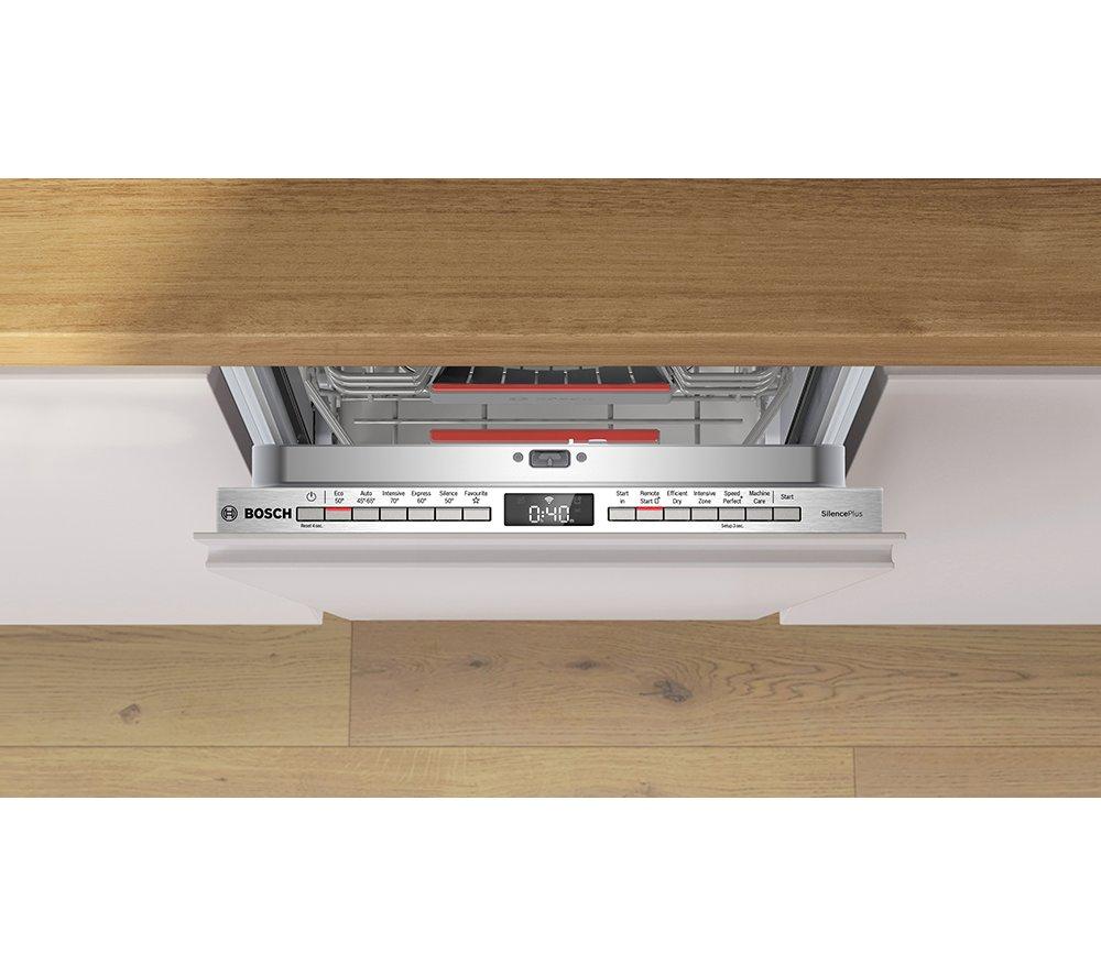 BOSCH Series 4 SPV4EMX17G Slimline Fully Integrated WiFi-enabled Dishwasher image number 4 of 18