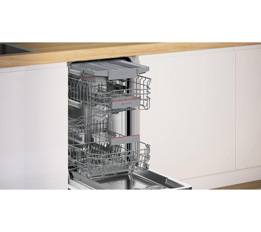 BOSCH Series 4 SPV4EMX17G Slimline Fully Integrated WiFi-enabled Dishwasher image number 14 of 18