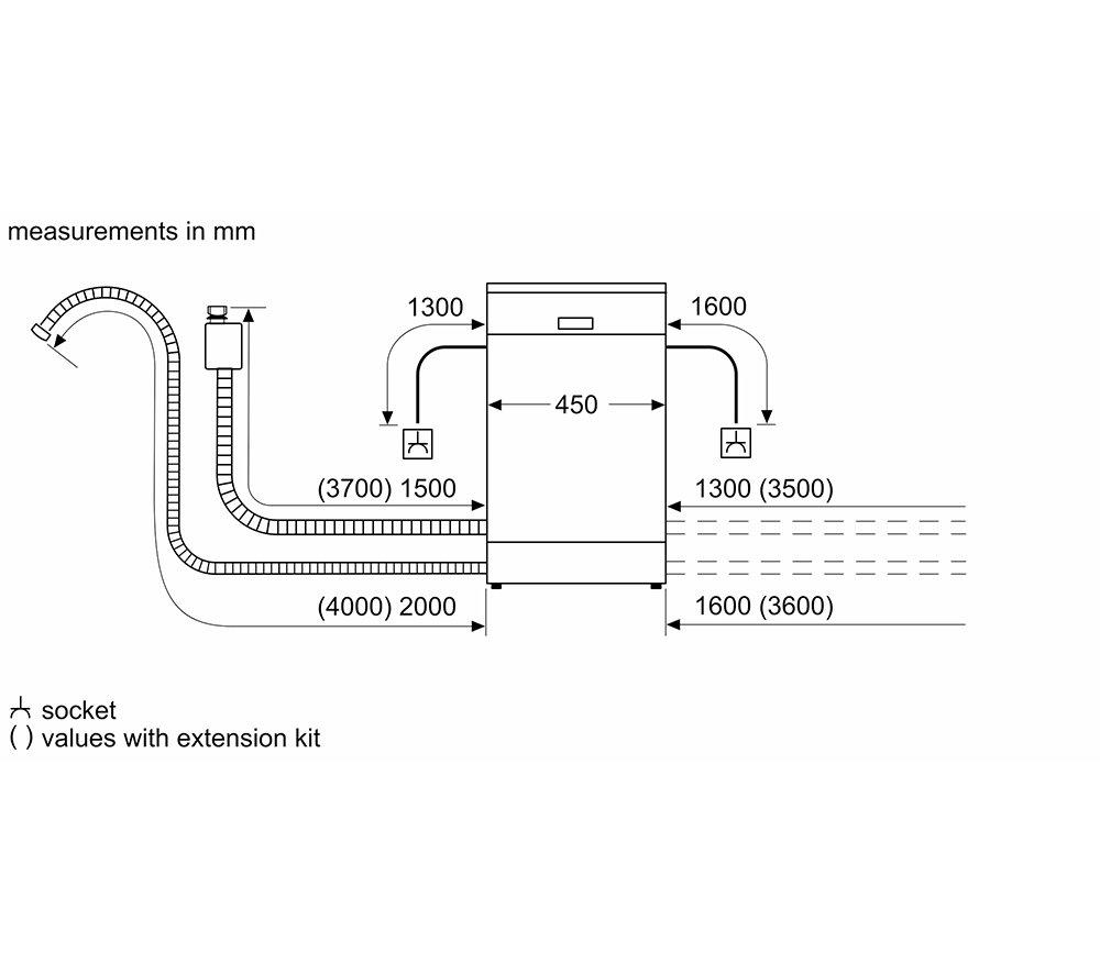 BOSCH Series 4 SPV4EMX17G Slimline Fully Integrated WiFi-enabled Dishwasher image number 18 of 18
