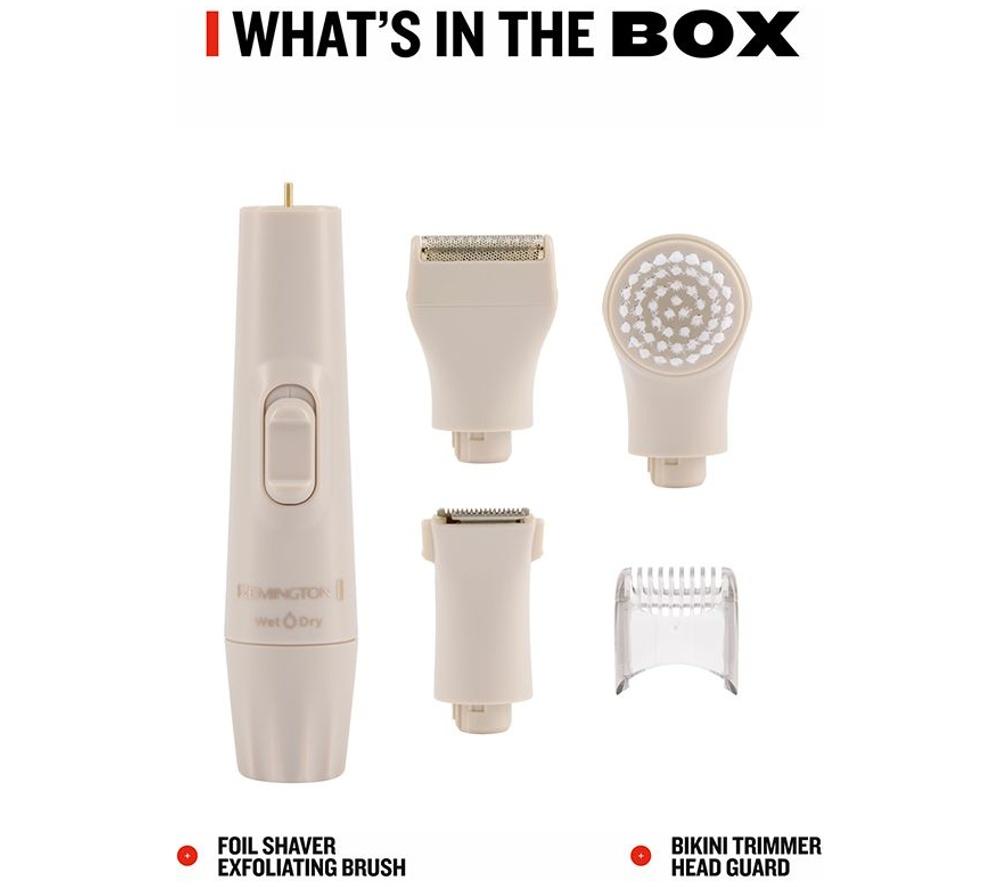 REMINGTON BareMe 3-in-1 Wet and Dry Body & Bikini Shaver Kit - Stone image number 6 of 6