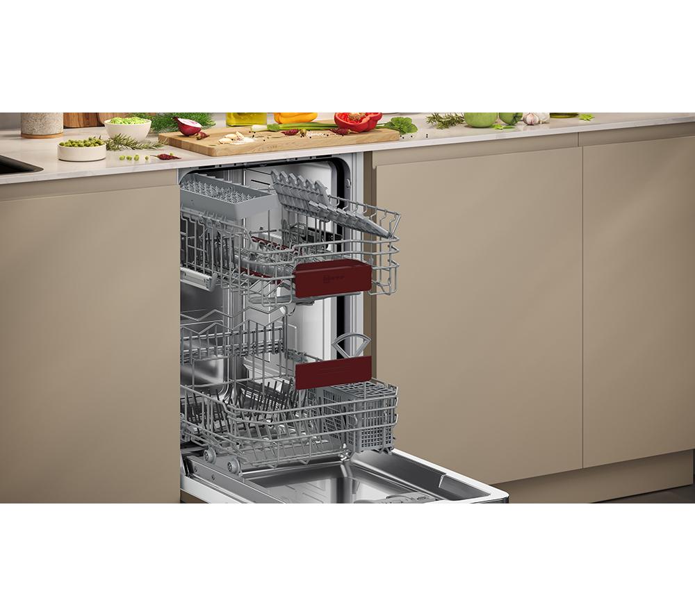 NEFF N50 S875HKX32G Slimline Fully Integrated WiFi-enabled Dishwasher image number 5 of 16