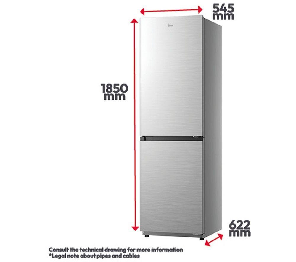 HOOVER HONCQ3T518ENXK 50/50 Fridge Freezer - Inox image number 20 of 20
