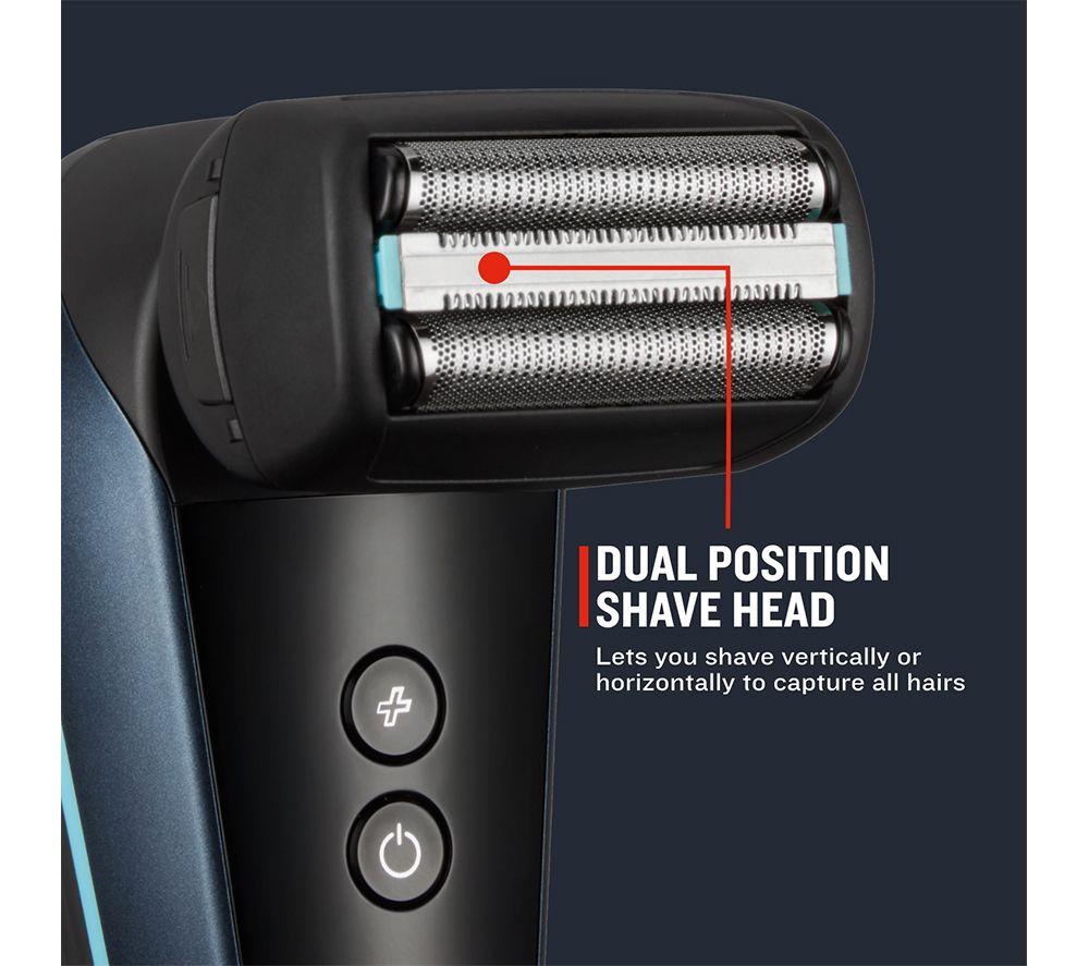 REMINGTON Balder Head & Face Wet & Dry Foil Shaver - Black & Blue image number 6 of 8